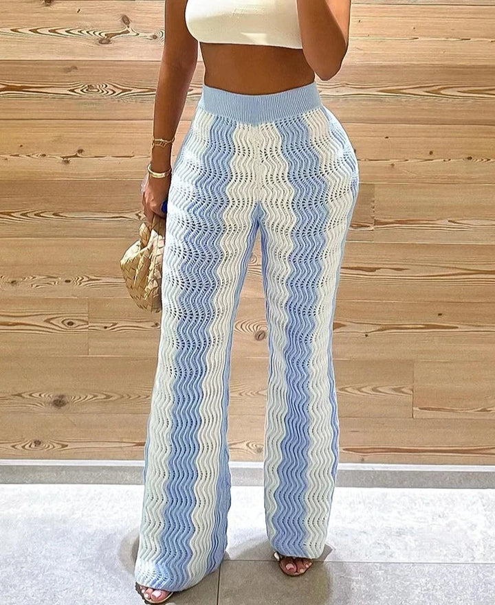 Summer Knitted Straight Pants